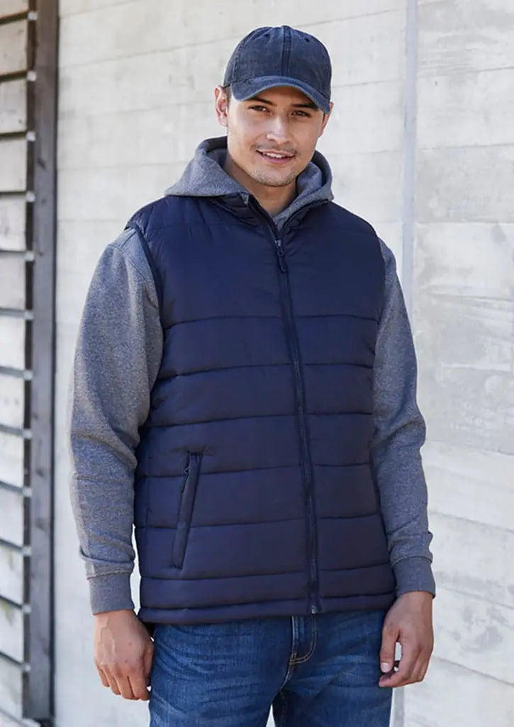 Biz Collection Men’s Alpine Puffer Vest J211M Metro Workwear.